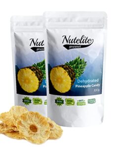 Nutelite Dehydrated Pineapple Slices - Pack of 2 (100g each)