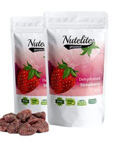 Nutelite Dehydrated Strawberries - Pack of 2 (100g each)
